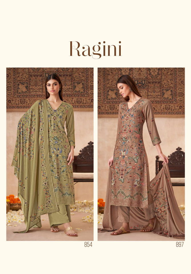 Ragini By Sahiba Stape Twill Digital Printed Dress Material Wholesale Shop In Surat